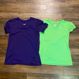 Women’s Small/XS Under Armour Heat Gear Shirts